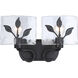 Calla Vanity Wall Light in White Gold
