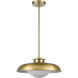 Neale 1 Light 16 inch Satin Brass Pendant Ceiling Light