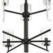 Hailie 9 Light 32 inch Flat Black Chandelier Ceiling Light