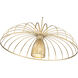 Valencia 1 Light 24 inch Modern Gold Pendant Ceiling Light