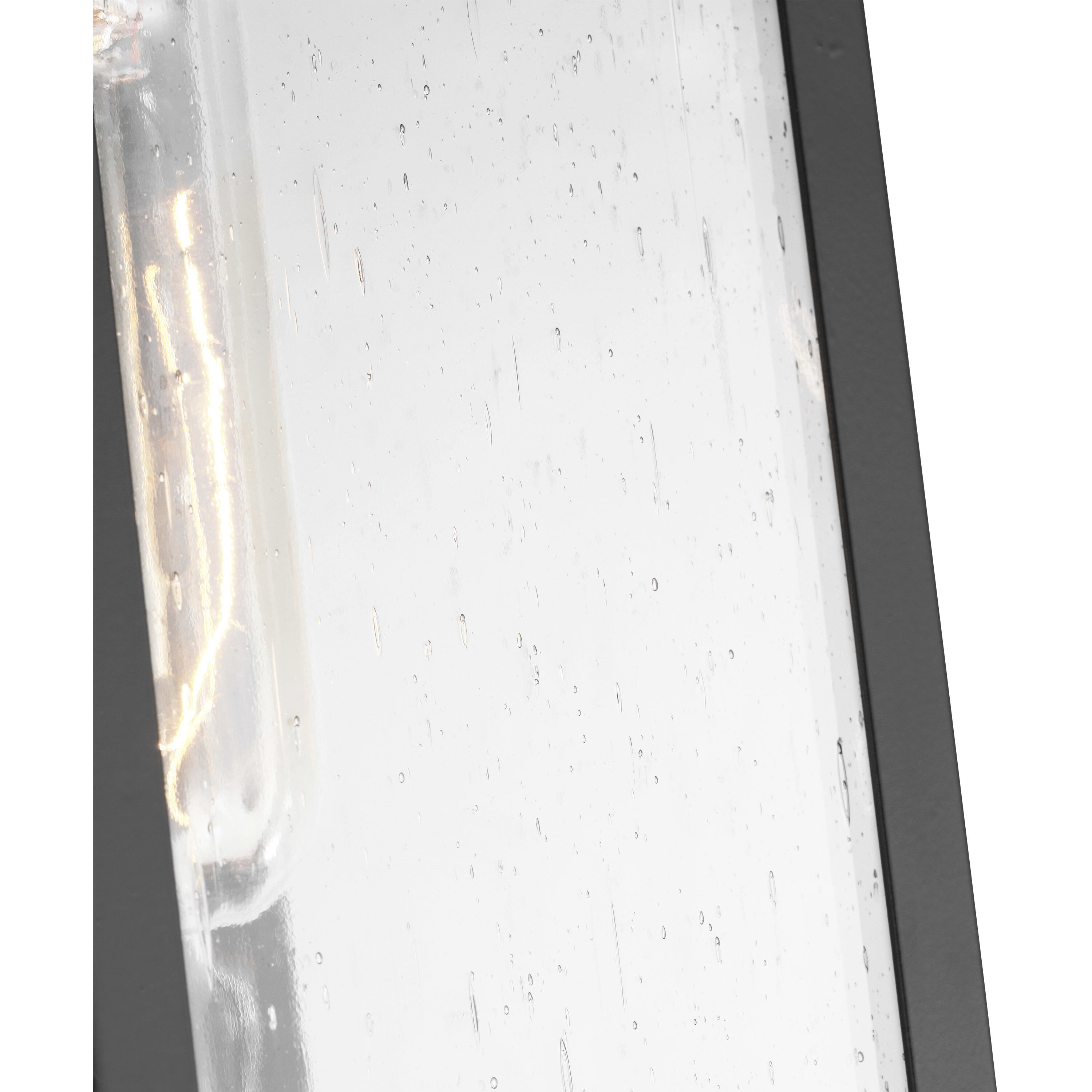 Homestead 1 Light 11 inch Black/Wood Outdoor Wall Sconce