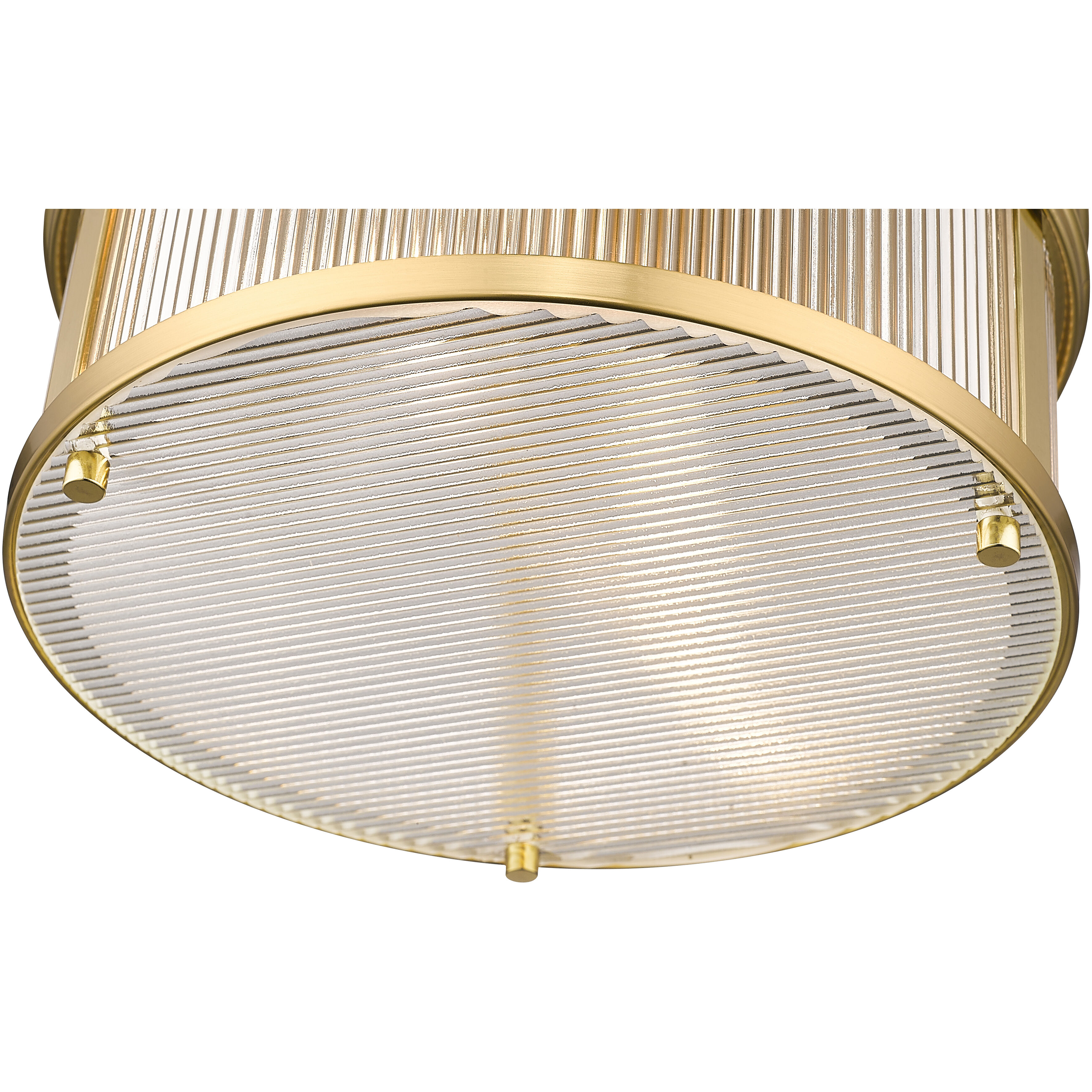 Carnaby 2 Light 13 inch Modern Gold Flush Mount Ceiling Light