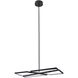 Alfie LED 15 inch Textured Black Chandelier Ceiling Light