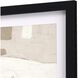 Geometrics Collection Beige Framed Art