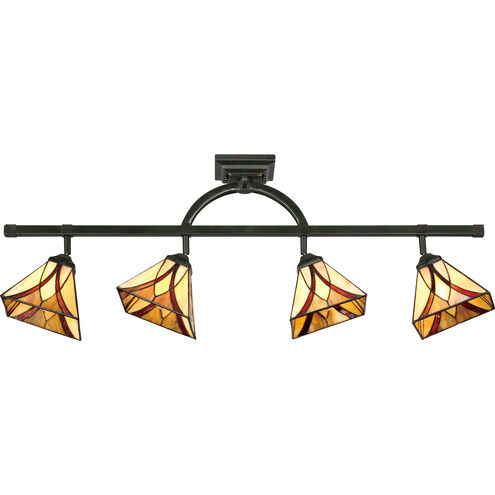 Asheville 4 Light 120V Valiant Bronze Track Light Ceiling Light, Naturals