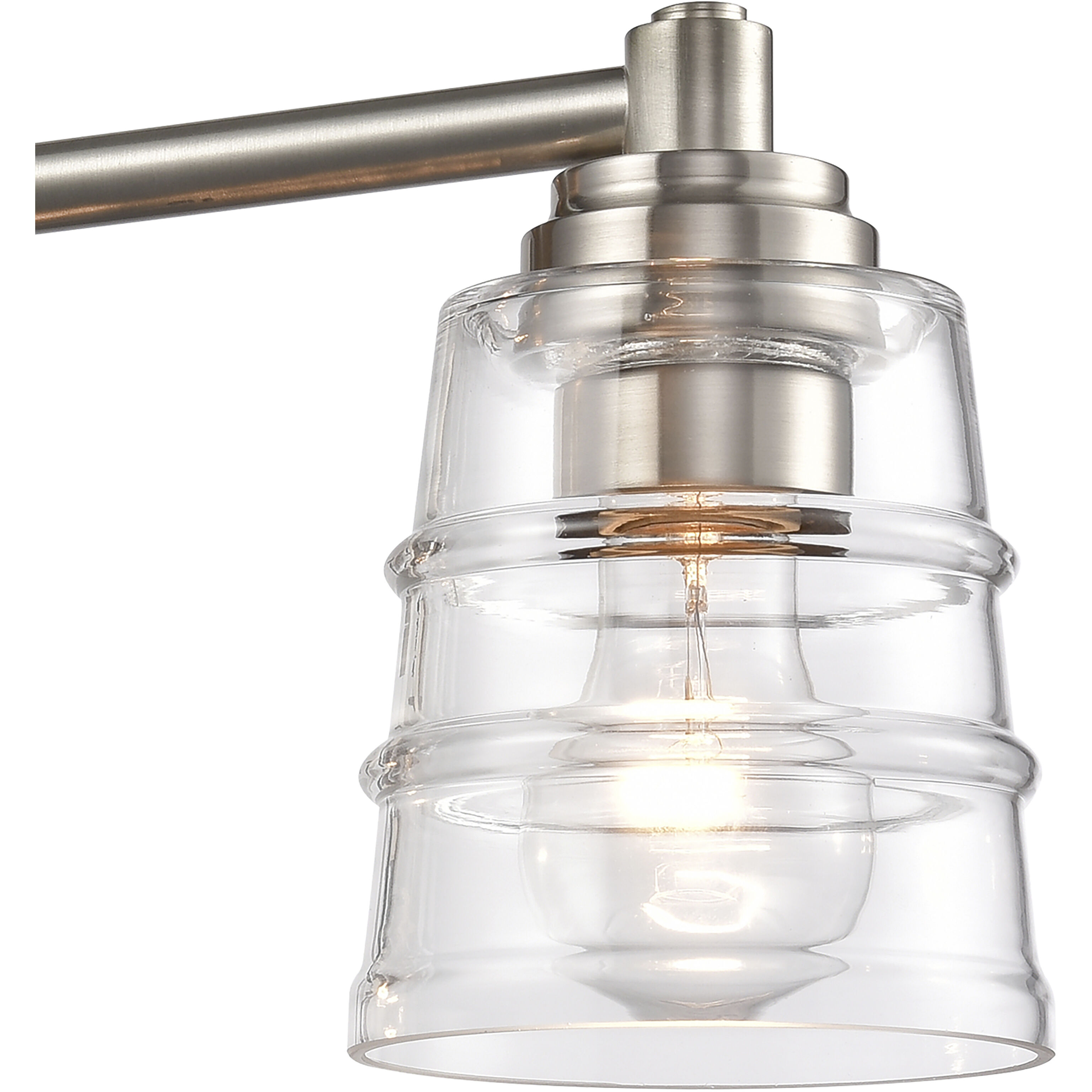 Pulsate Vanity Light Wall Light in Satin Nickel