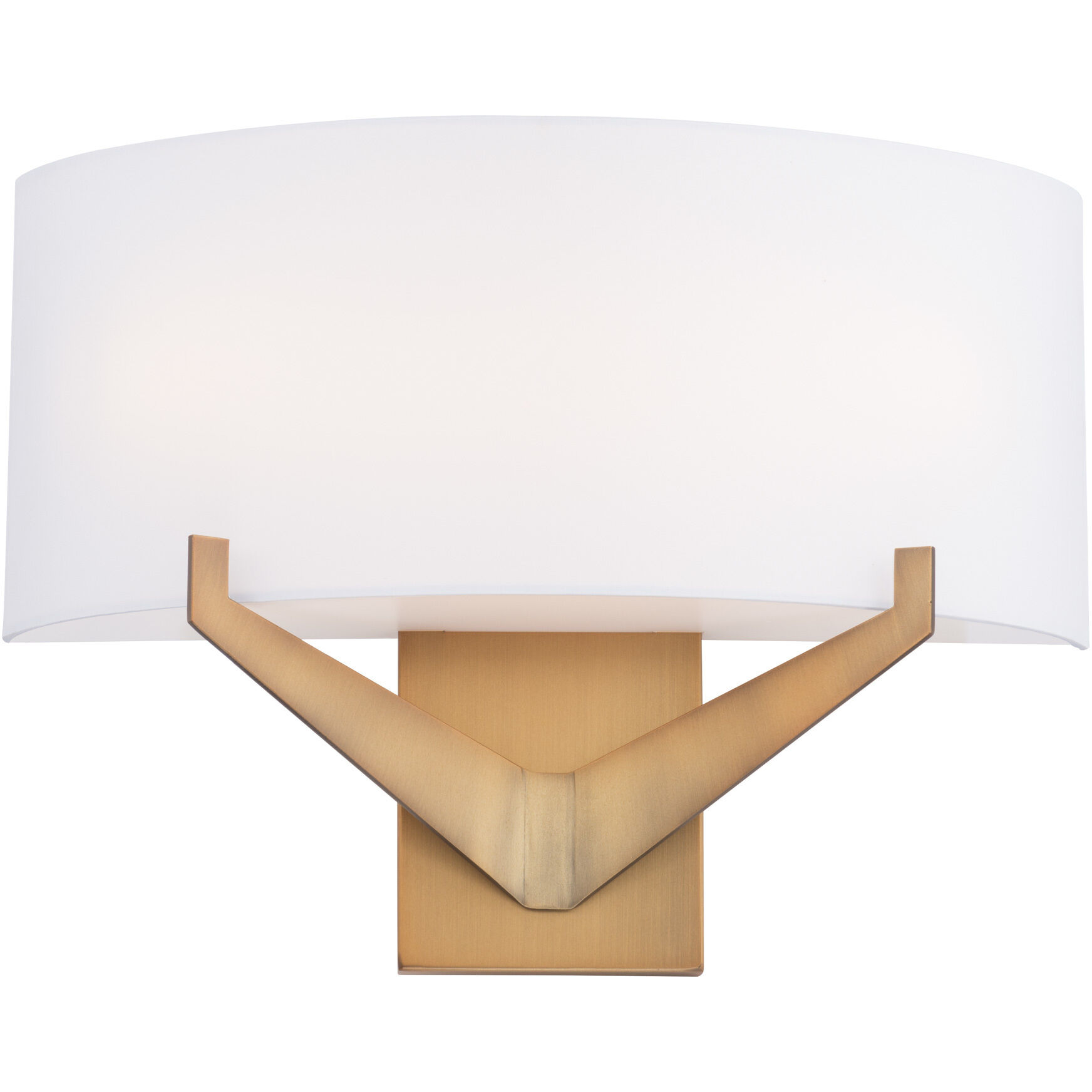 Fitzgerald LED 4 inch Aged Brass ADA Wall Sconce Wall Light in 2700K, dweLED