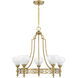 Allston 5 Light 30 inch Warm Brass Chandelier Ceiling Light