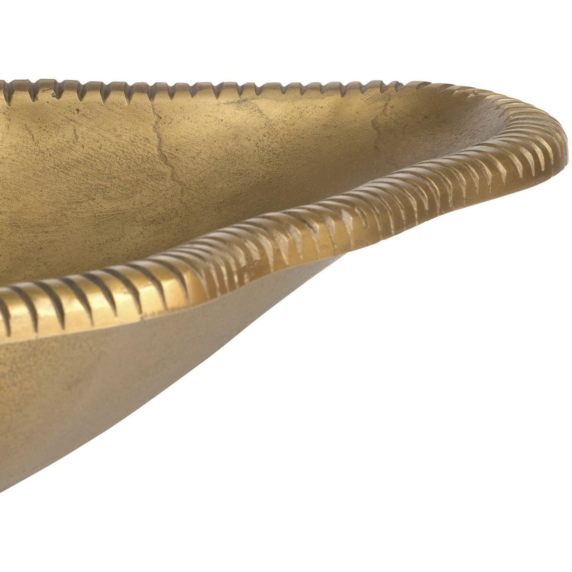 Keller Antique Brass Centerpiece