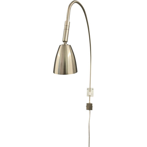 Advent Arch 3 watt 5 inch Satin Nickel Library Light Wall Light