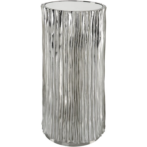 Echo 22.75 X 10.5 inch Polished Dark Nickel Side Table