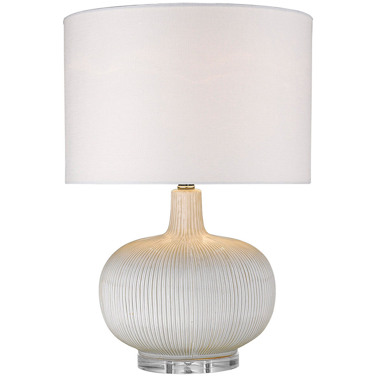Trend Home 22 inch 150.00 watt Polished Nickel Table Lamp Portable Light
