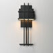 Prairie LED 8 inch Black ADA Wall Sconce Wall Light
