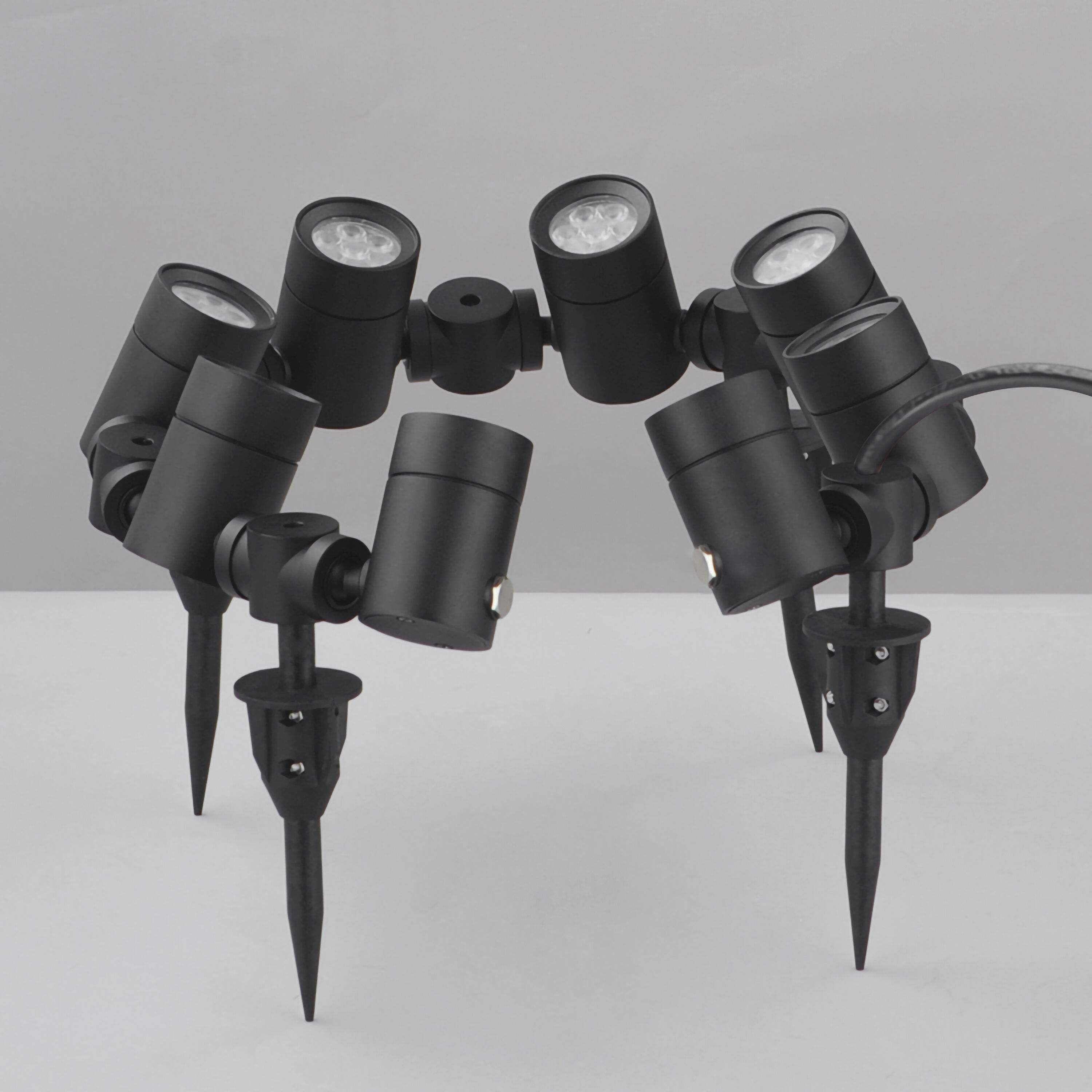 Tree Hugger 12 5 watt Black Outdoor Pathway Light