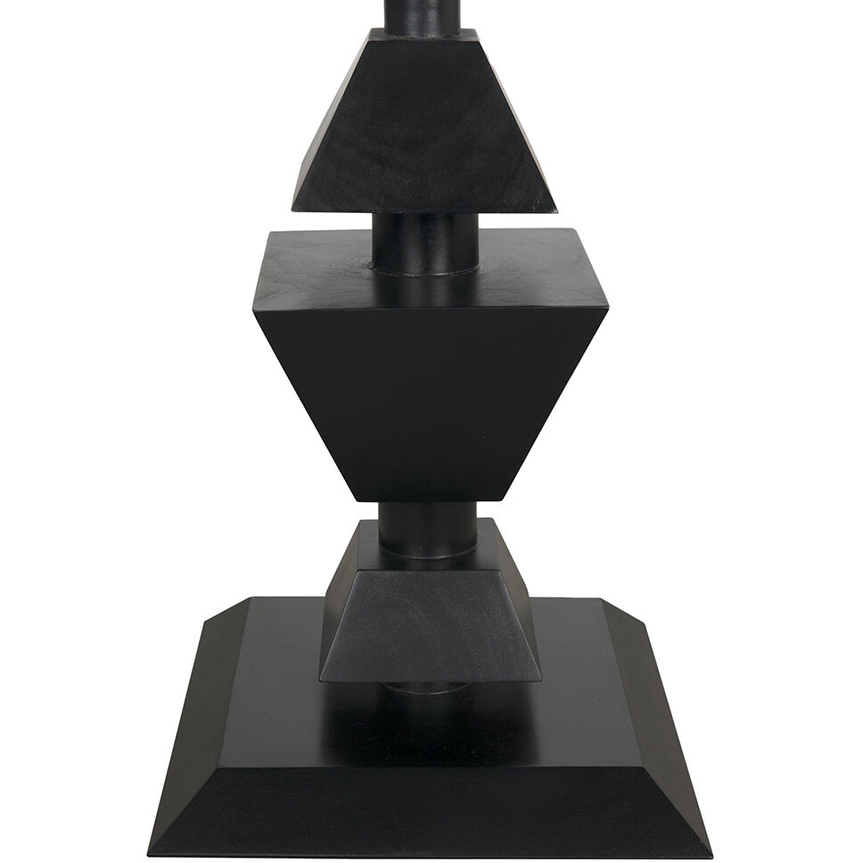 Majesty 25.5 X 18 inch Hand Rubbed Black Side Table
