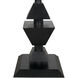 Majesty 25.5 X 18 inch Hand Rubbed Black Side Table