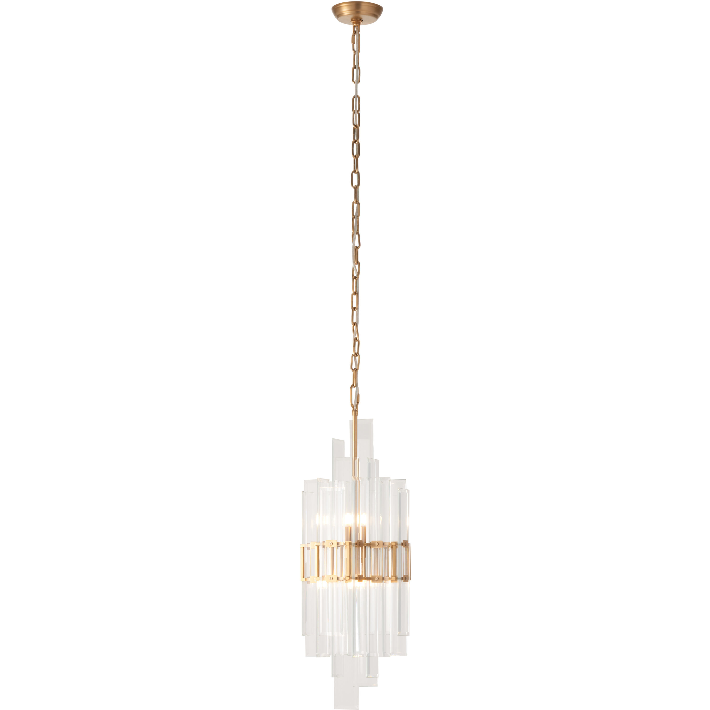 Rhodes 2 Light 11 inch Gold Chandelier Ceiling Light