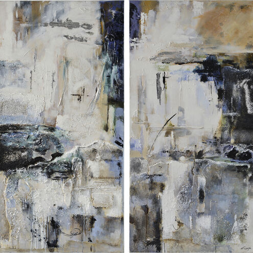 Yaffa Grey/Multiple Canvas Art, 2 Piece