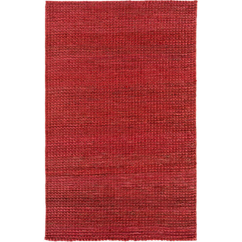 Tropics 132 X 96 inch Burnt Orange Rug