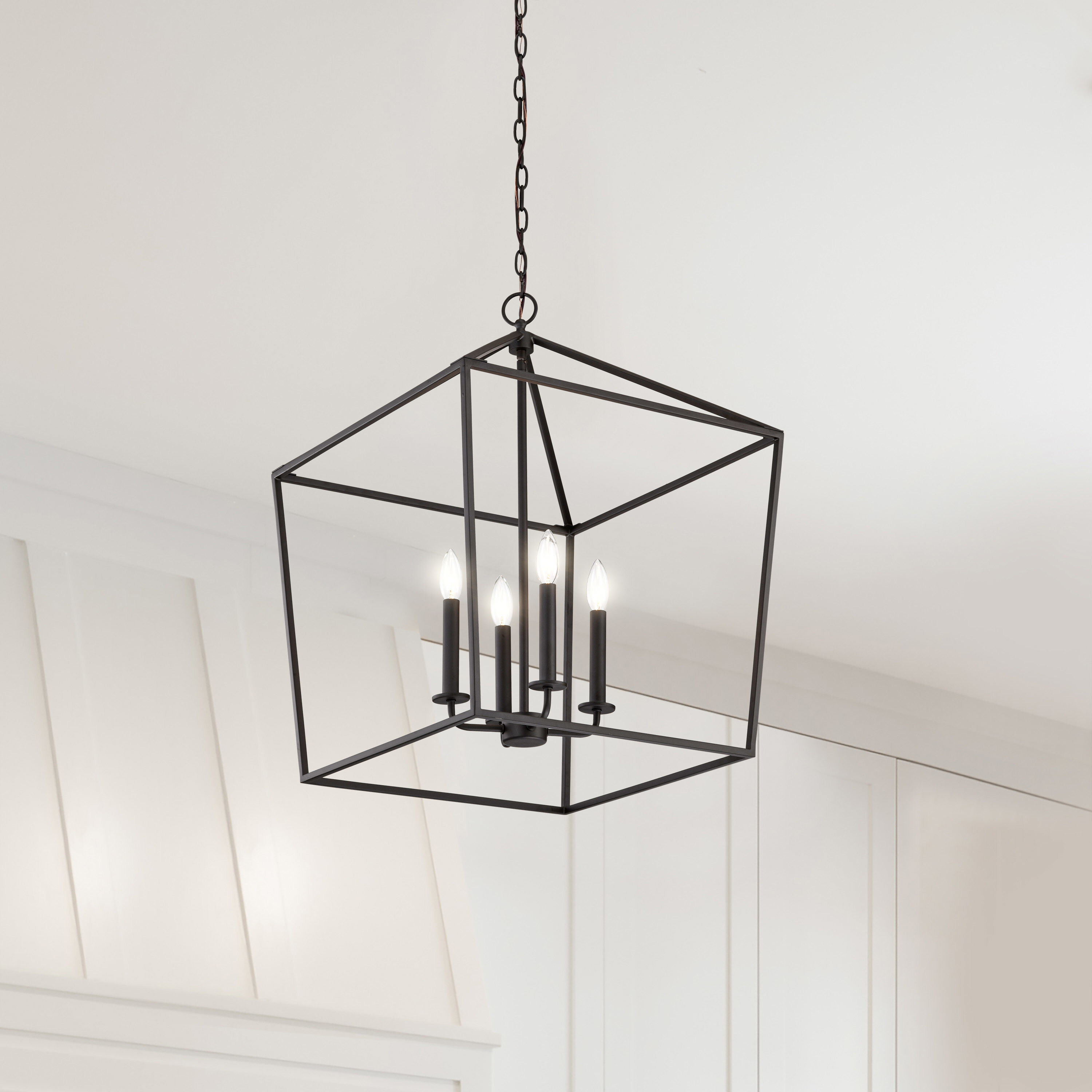 Emma 4 Light 17 inch Matte Black Pendant Ceiling Light