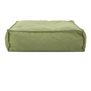 Seascape 12 inch Moss Outdoor Foot Pouf, Square