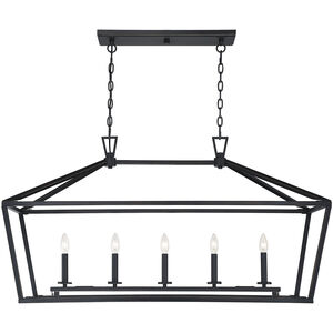 Townsend Linear Chandelier Ceiling Light in Classic Bronze, Essentials