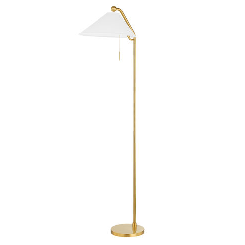 Aisa 65 inch 60.00 watt Aged Brass Floor Lamp Portable Light