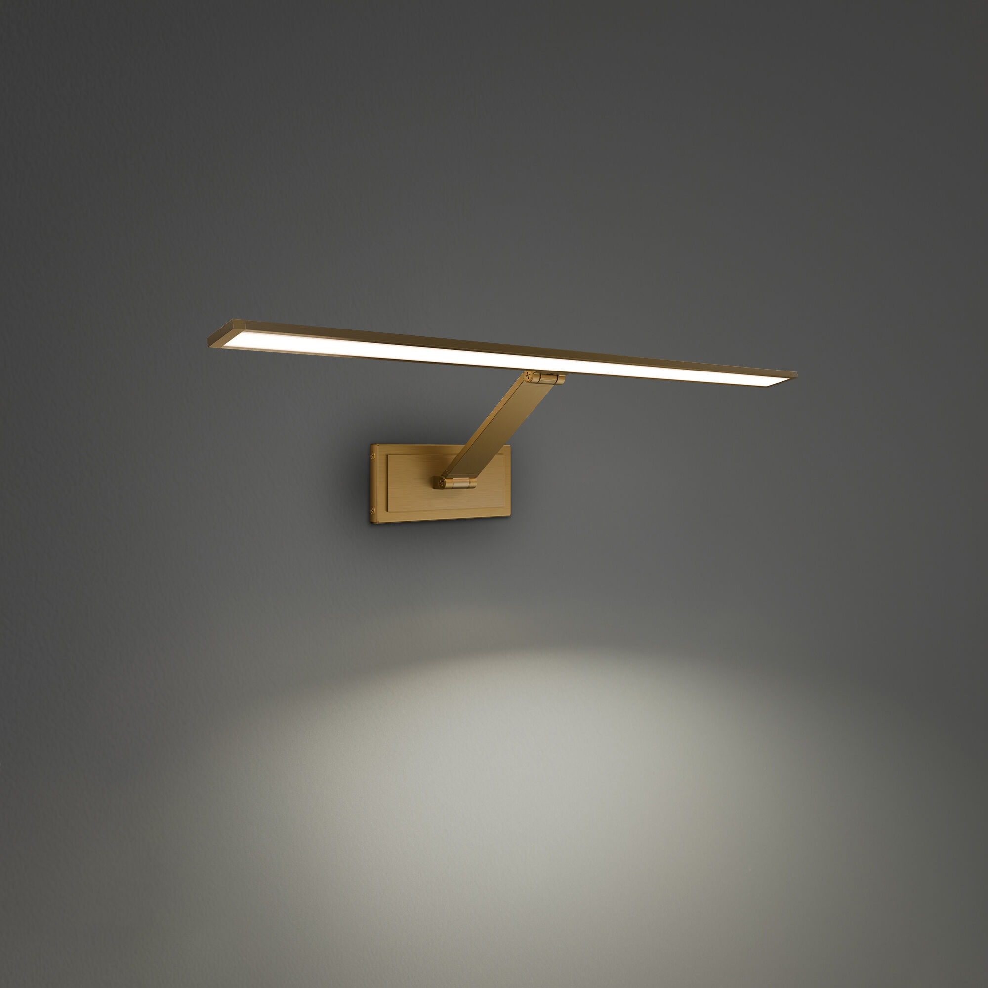 Diver Indoor Wall Lighting in 2700K, Aged Brass