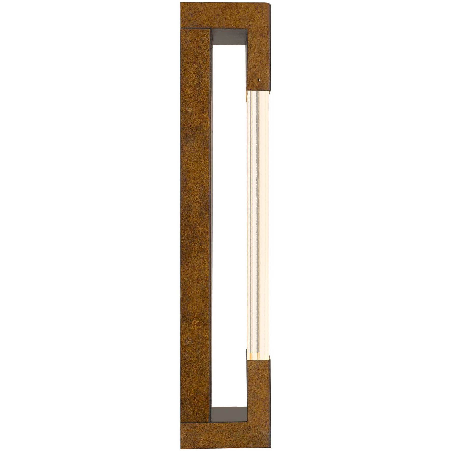 Mystic LED 20 inch Painted Patina Brass Outdoor Wall Sconce