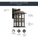 Beacon Square 1 Light 12 inch Olde Bronze Outdoor Wall, Small