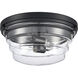 Boyer 2 Light 14 inch Matte Black Flush Mount Ceiling Light