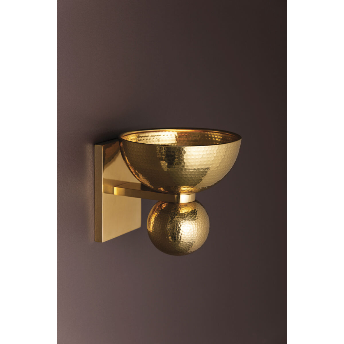 Catania 1 Light 7.75 inch Vintage Brass Wall Sconce Wall Light