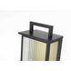 Kannon 2 Light 19 inch Black Outdoor Wall Sconce