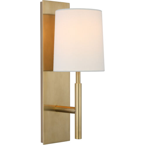 Barbara Barry Clarion LED 5.5 inch Soft Brass Sconce Wall Light, Medium