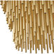 Lisa McDennon Bijou 10 Light 32 inch Deluxe Gold Chandelier Ceiling Light