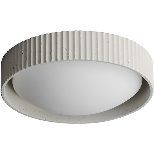 Souffle LED 13.75 inch Chaulk White Flush Mount Ceiling Light