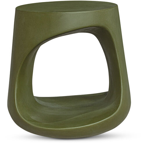 Rothko 17.75 inch Green Garden Stool, Outdoor