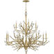 Eve LED 48.5 inch Champagne Gold Foyer Light Ceiling Light