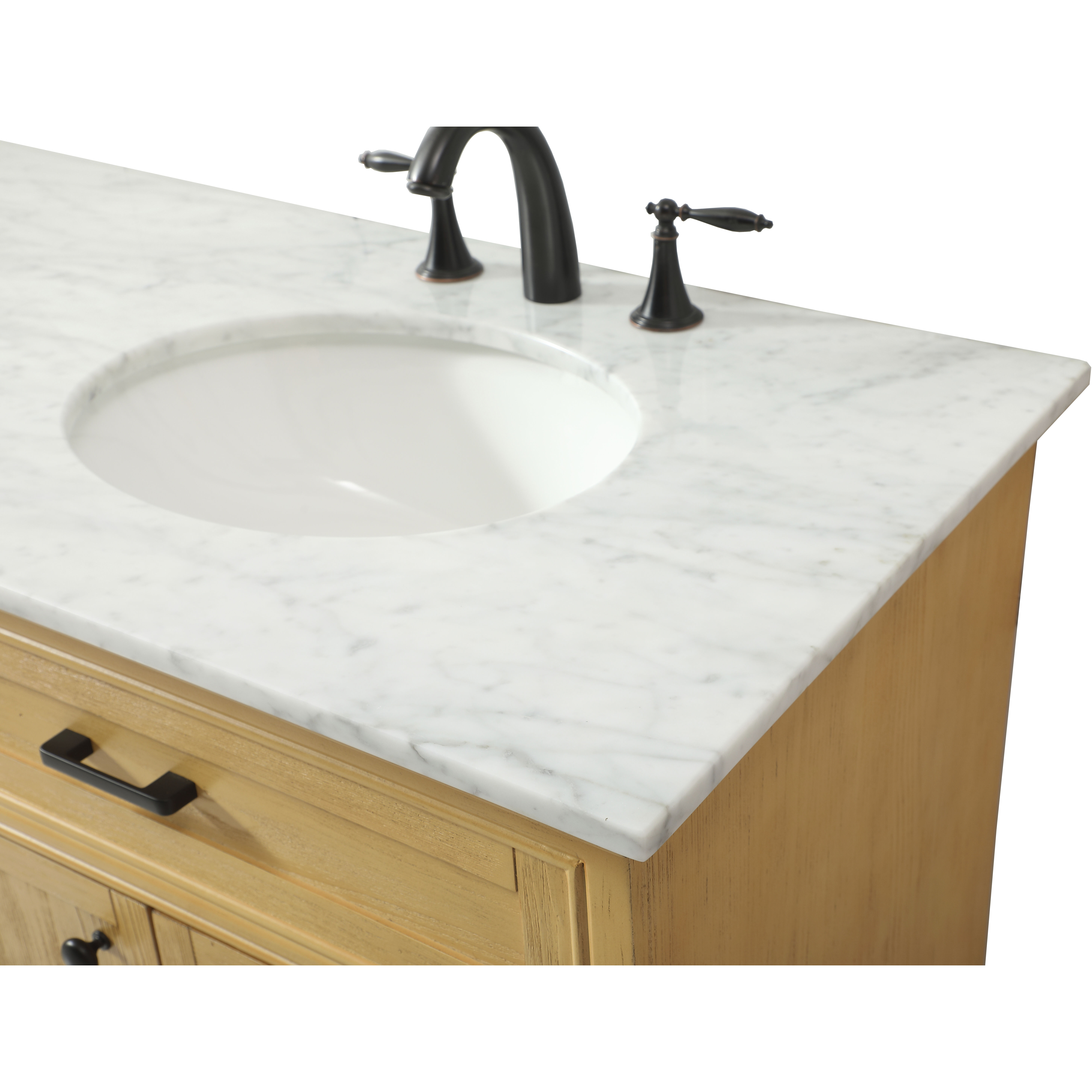 Americana 72 X 22 X 35 inch Natural Wood Vanity Sink Set