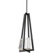 Karie LED 8.25 inch Black Mini-Pendant Ceiling Light