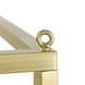 Anita 15.7 inch Gold Shelves