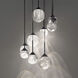 Quest LED 17 inch Black Multi-Light Pendant Ceiling Light, Beyond