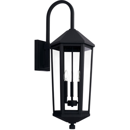 Ellsworth 3 Light 36 inch Black Outdoor Wall Lantern