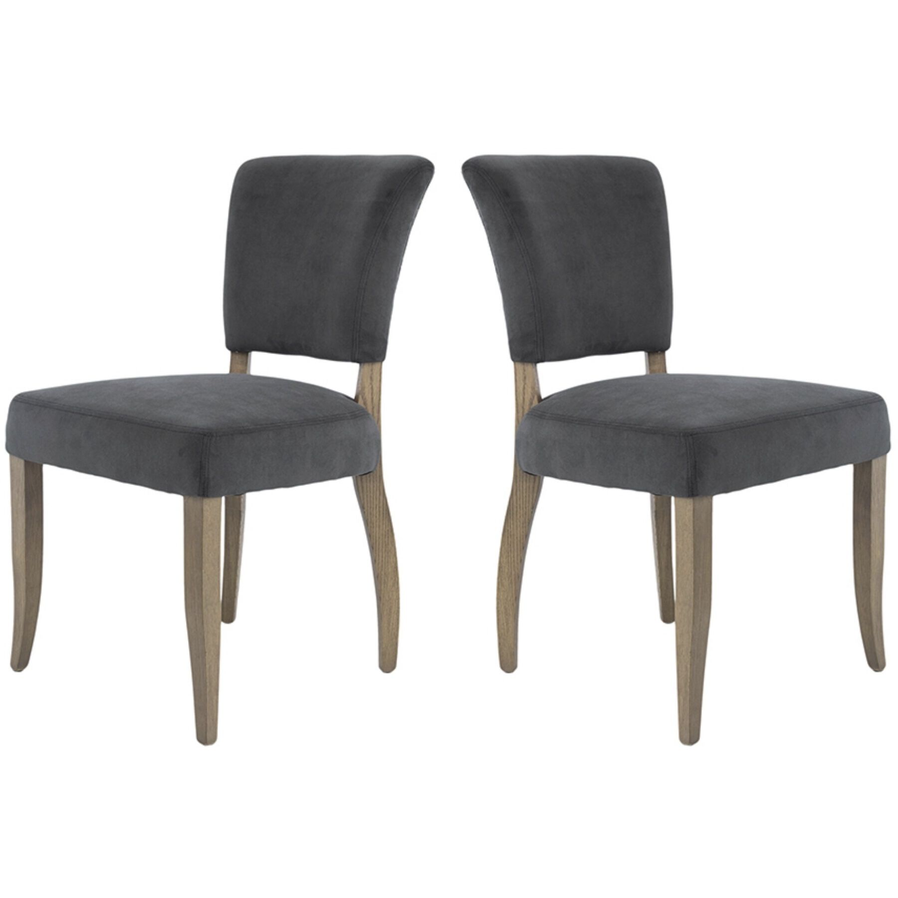 Dugan Grey and Natural Dining Chair