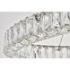 Monroe LED 48 inch Chrome Chandelier Ceiling Light