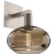 Coppa 1 Light 8 inch Beige Silver Indoor Sconce Wall Light in Metallic Beige Silver, Coppa Bronze