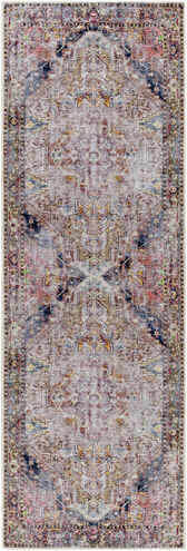 Tahmis 94 X 31 inch Grey Rug, Runner