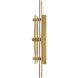 Claude LED 19.75 inch Heritage Brass Flush Mount Ceiling Light