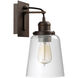 Fallon 1 Light 6 inch Burnished Bronze Sconce Wall Light