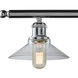 Ballston Orwell LED 42 inch Polished Chrome Island Light Ceiling Light in Clear Glass, Ballston